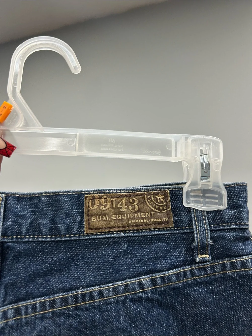Y2K Denim Dark Wash Maxi Skirt BUM Equipment